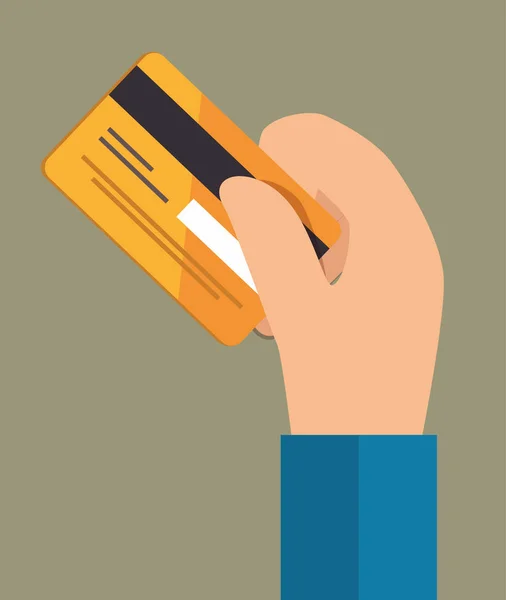 Ikona pieniądza karty kredytowej — Wektor stockowy