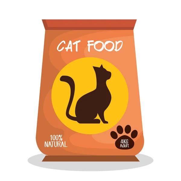 Cat djuraffär ikonen — Stock vektor
