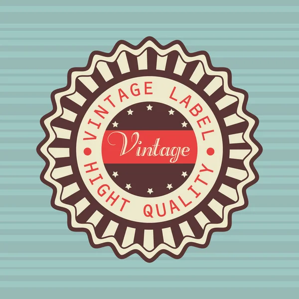 Sello de calidad de marco vintage — Vector de stock