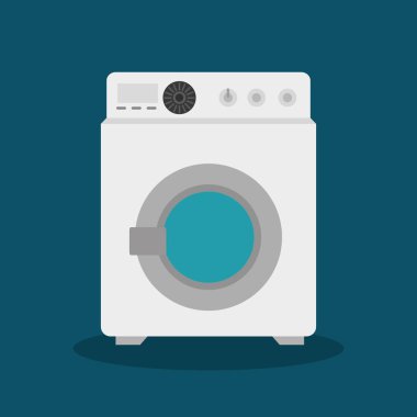 yıkama makinesi izole simgesi