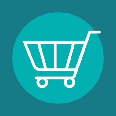 sepeti alışveriş izole simgesi