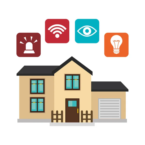 Technologia Smart home ikona — Wektor stockowy