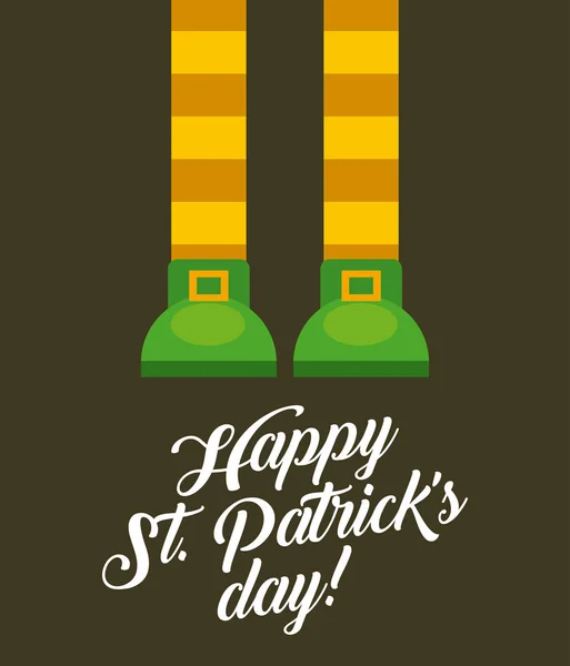 Saint patricks dia design — Vetor de Stock