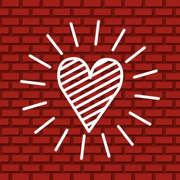 Значок формы сердца — стоковый вектор