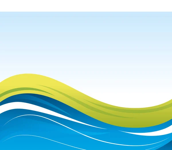 Golf water achtergrond pictogram — Stockvector