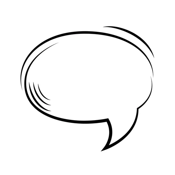Ícone de mensagem de bolha de fala — Vetor de Stock