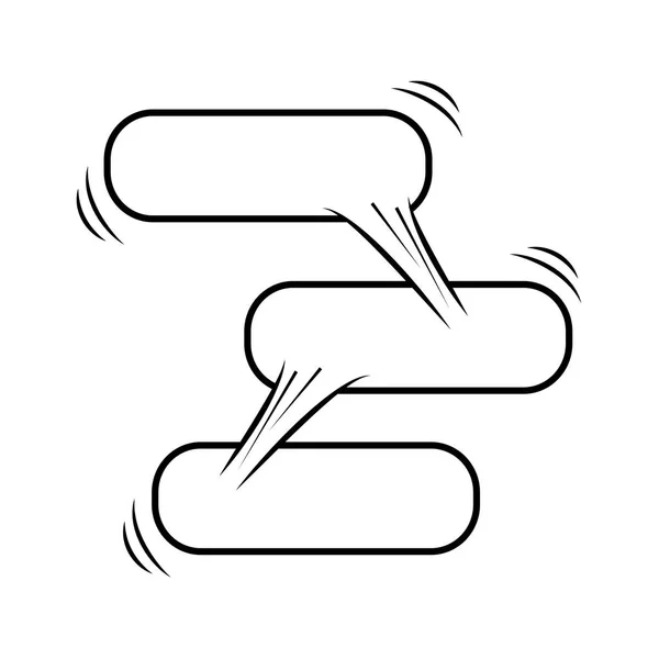 Spraakbelletje pictogram — Stockvector