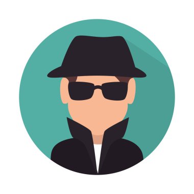 casus avatar izole simgesi