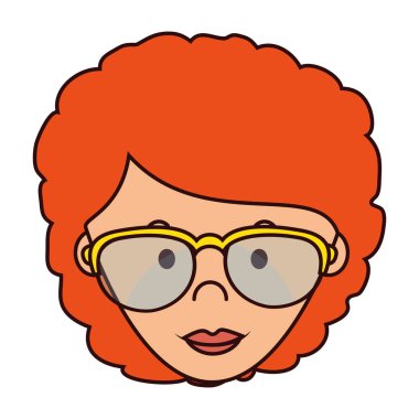 sevimli kadın karakter simgesi