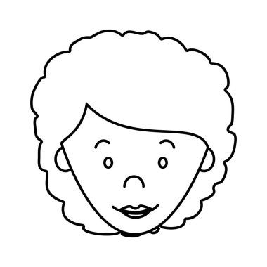 sevimli kadın karakter simgesi