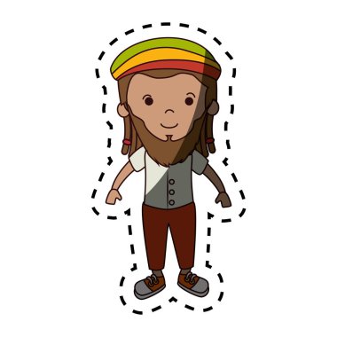 Jamaika adam karakter simgesi