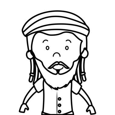 Jamaika adam karakter simgesi