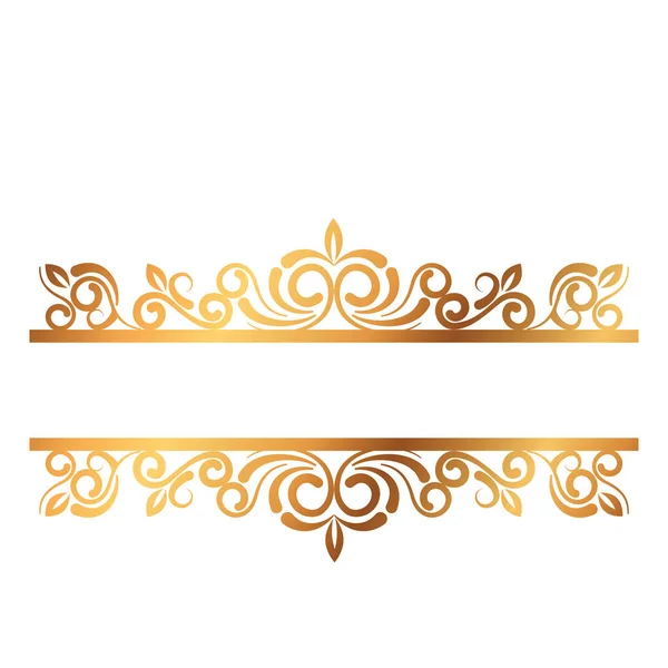 Elegant victorian frame icon — Stock Vector