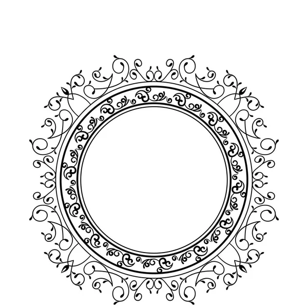 Елегантна іконка вікторіанської рамки — стоковий вектор