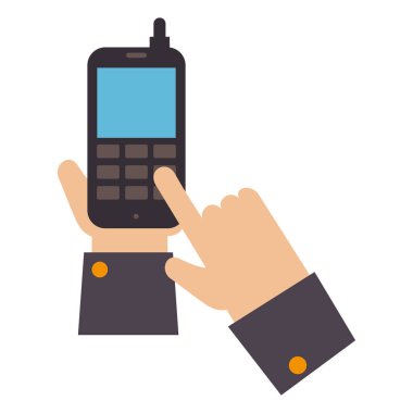 Smartphone teknoloji izole simgesi