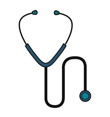 stetoskop tıbbi izole simgesi