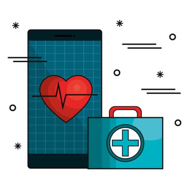 gezici sağlık teknoloji simgesi