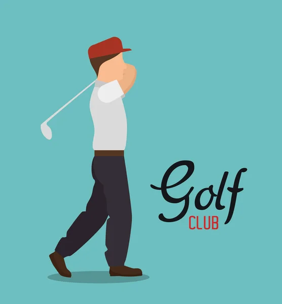 Ikona sportowa Golf club — Wektor stockowy
