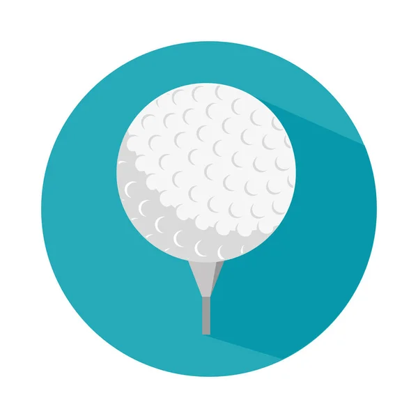 Golf club sport icon — Stock Vector