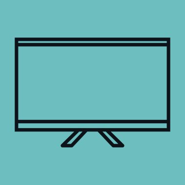 bilgisayar görüntü izole simgesini