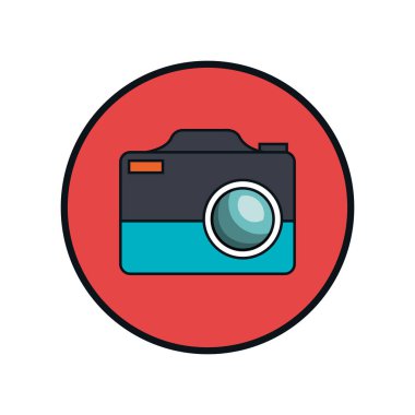 kamera fotoğraf izole simgesi