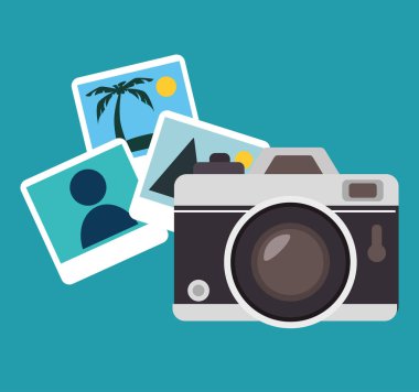 kamera fotoğraf izole simgesi