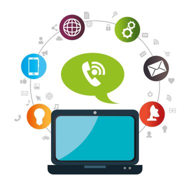 dijital pazarlama e-ticaret simgesi