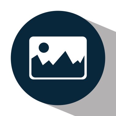 resim dosyası izole simgesi