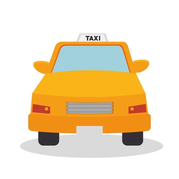 Serviço de táxi ícone público — Vetor de Stock