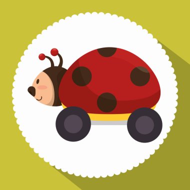 uğur böceği tekerlek simgesiyle