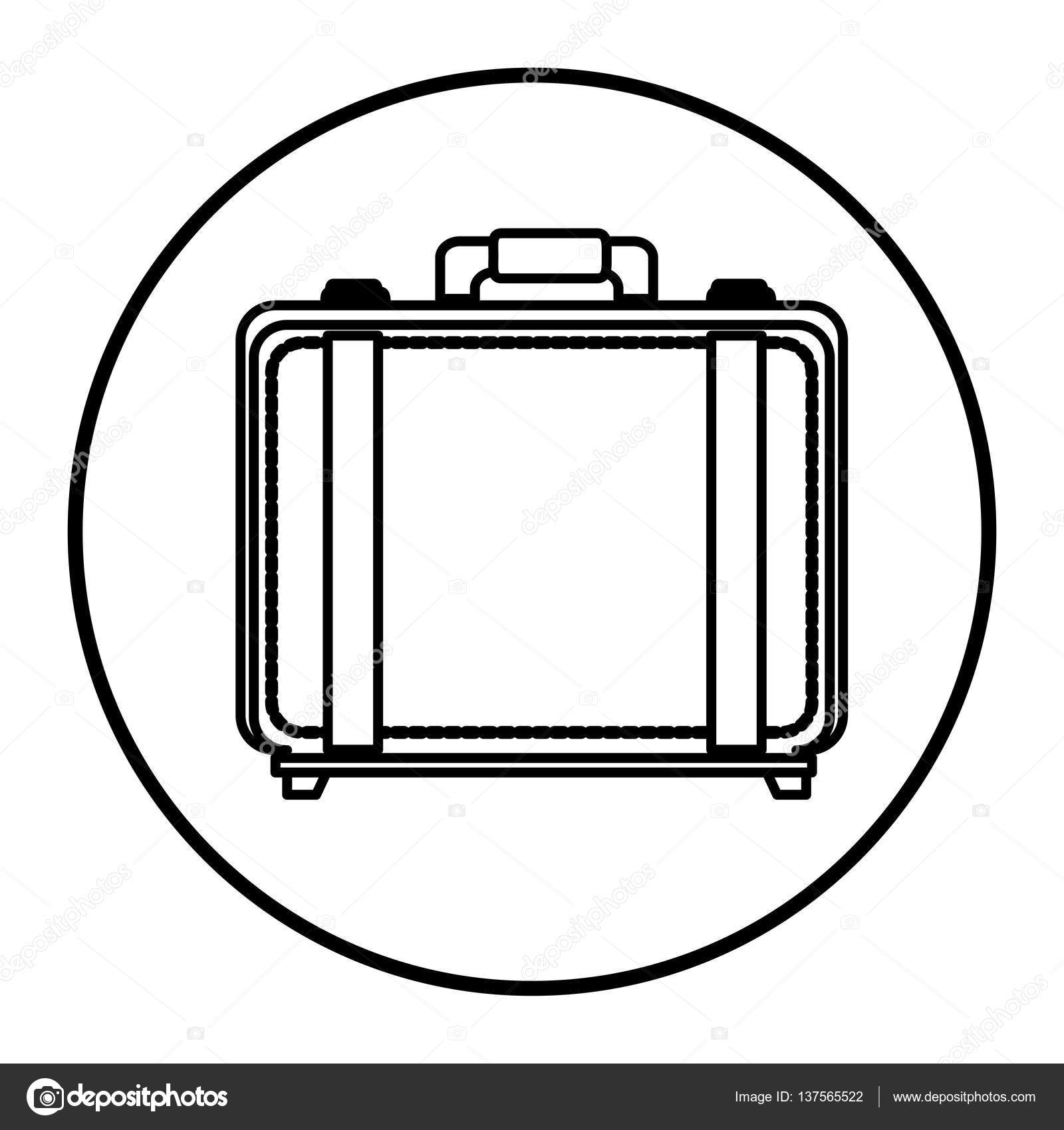 Reisekoffer isoliert Symbol Stock-Vektorgrafik von ©yupiramos 137565522