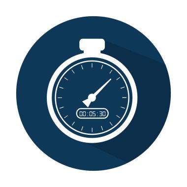 Chronometre izlemek izole simgesi