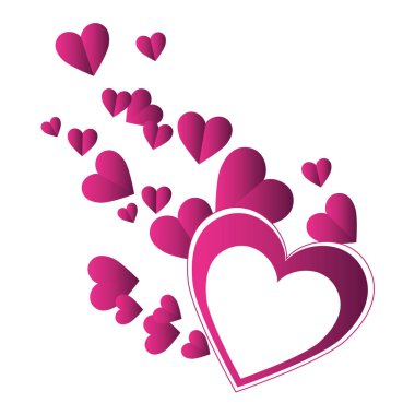 kalp aşk kartı dekorasyon