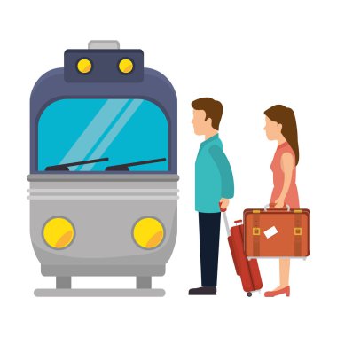 metroda seyahat bavulu olan kişi