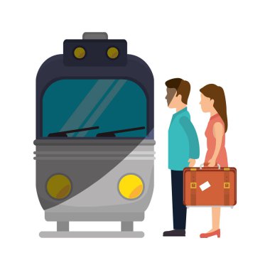 metroda seyahat bavulu olan kişi