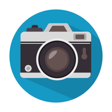 kamera fotoğraf izole simgesi