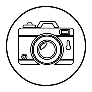 kamera fotoğraf izole simgesi