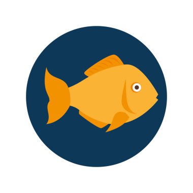 balık deniz ürünleri menü simgesi