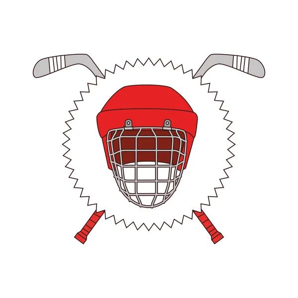 hockey sport emblem icon