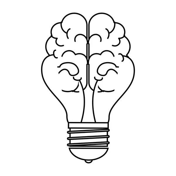 Ícone isolado de ataque cerebral —  Vetores de Stock