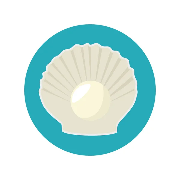 Délicieux menu de fruits de mer icône — Image vectorielle