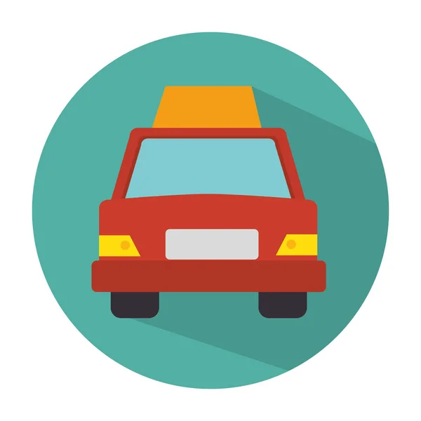 Taxi service public icon — Stock Vector