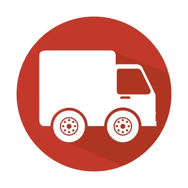 Truck delivery service icon — Stock Vector