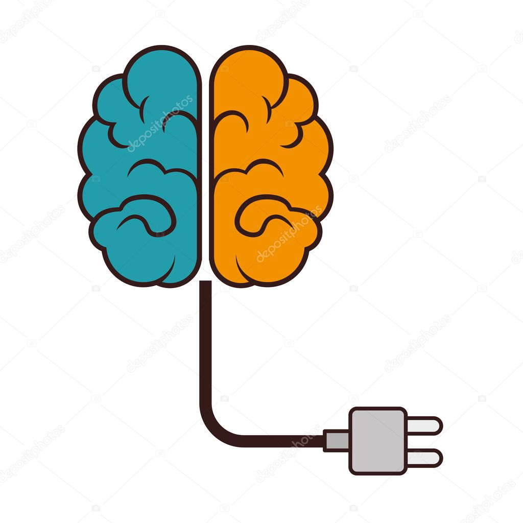 brain storming isolated icon