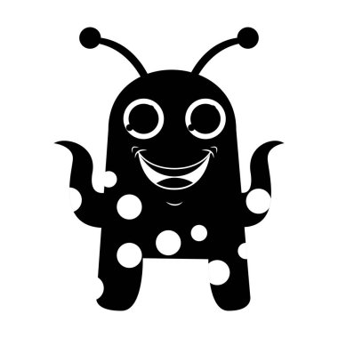 canavar komik karakter simgesi