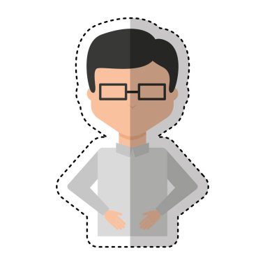 işadamı avatar karakter simgesi