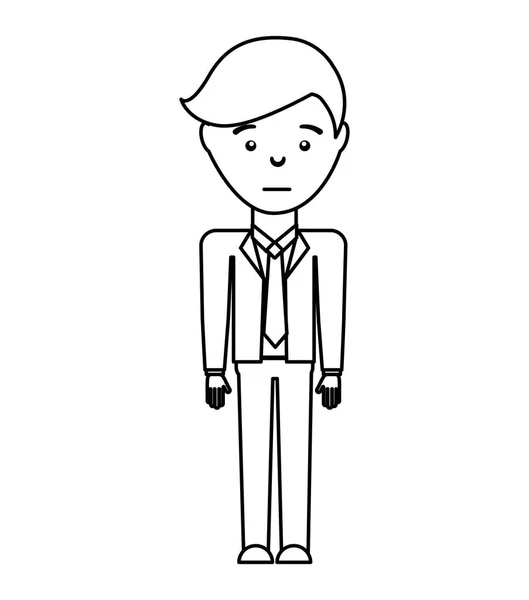 Empresário avatar personagem ícone —  Vetores de Stock