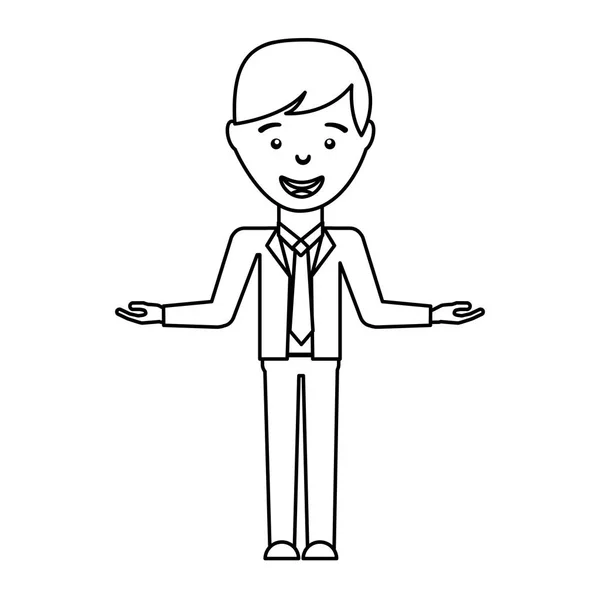 Empresário avatar personagem ícone —  Vetores de Stock