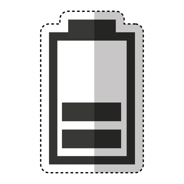 Battery symbol isolated icon — Stock Vector