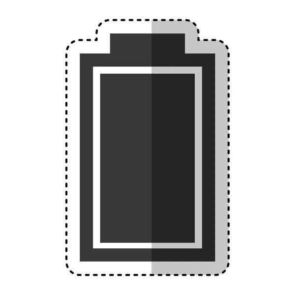 Battery symbol isolated icon — Stock Vector